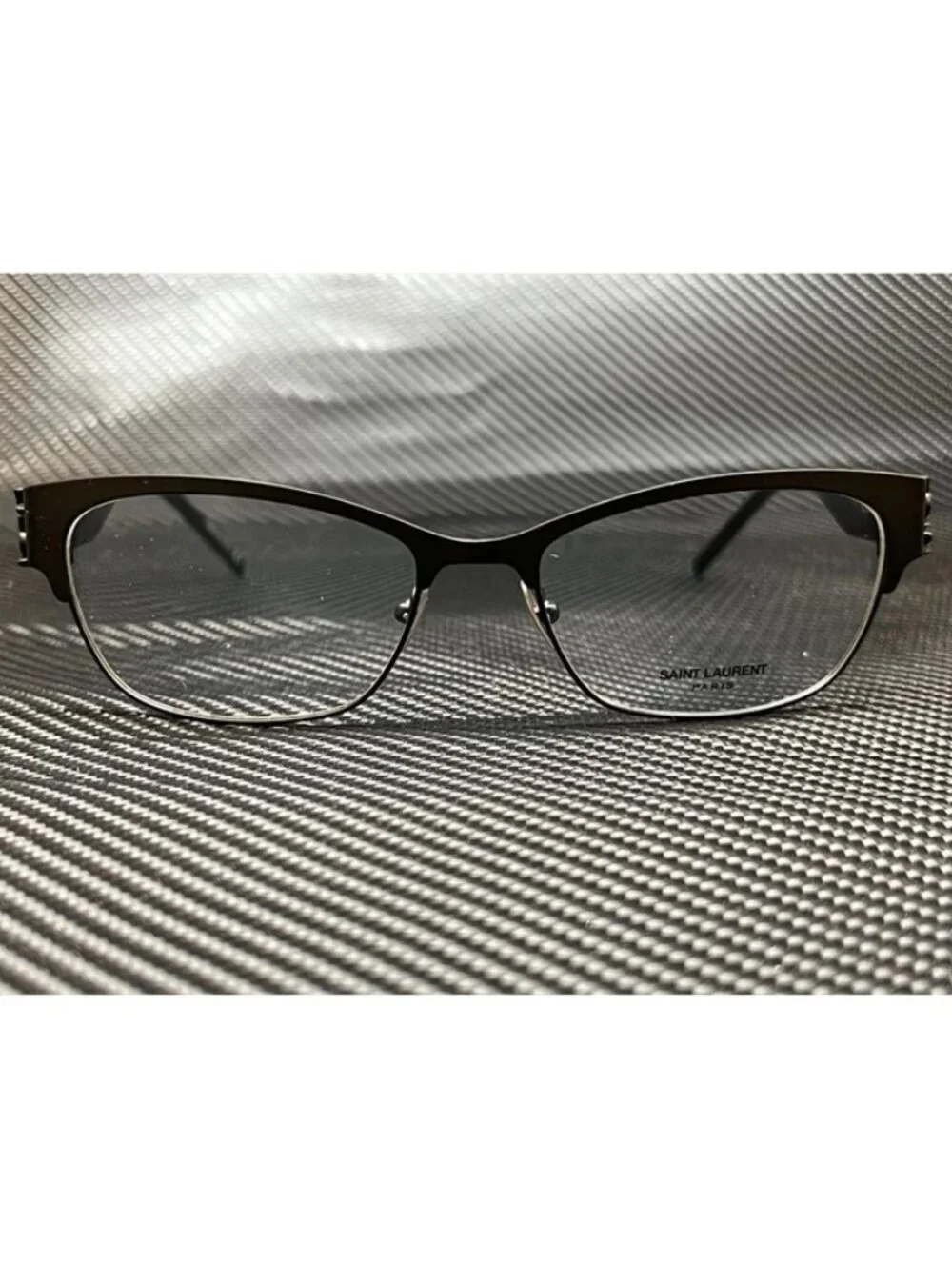 New Yves Saint Laurent Women  Black Eyeglasses  54- 17-